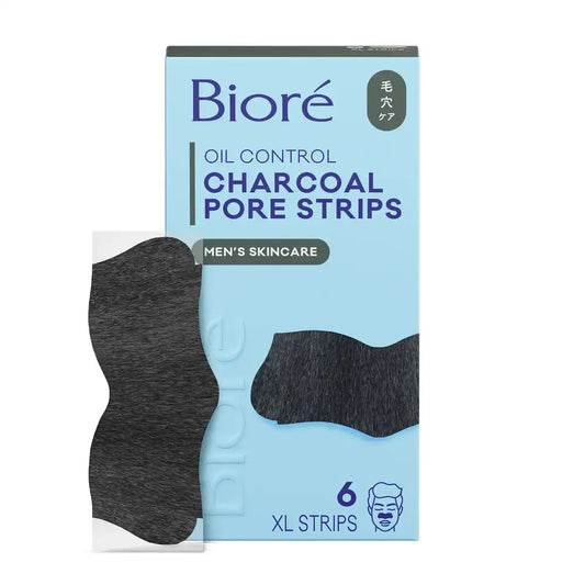 Men's Oil Control Charcoal Deep Cleansing Pore Strips